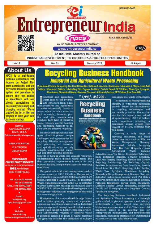 January 2025 Entrepreneur India Monthly Magazine